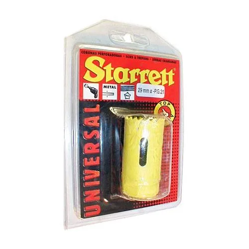 Corona perforacion bimetal marca starrett