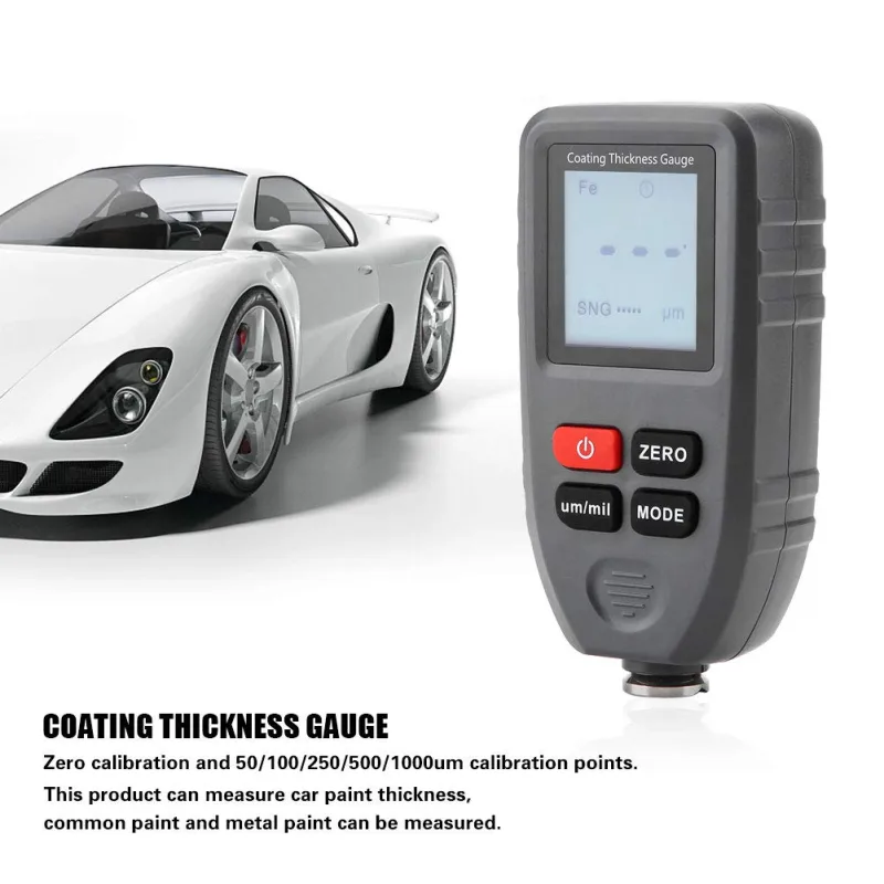 Medidor de espesor de ropa numérico tc-100 medidor de espesor de automóvil instrumento de medición