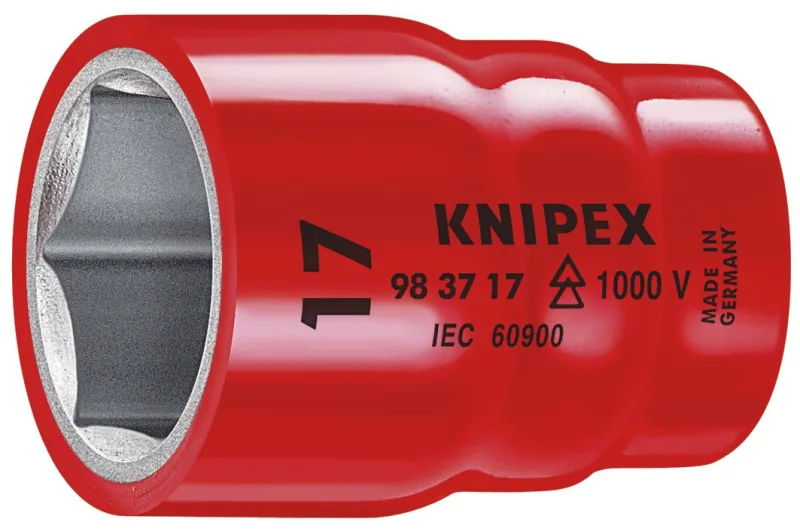 Knipex 98 37 16 douilles à six pans avec carré femelle 3/8 46 mm