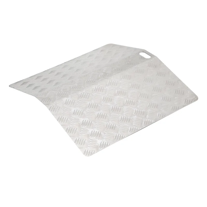 Rampa para umbral de puerta 100cm, carga 270 kg, rampa para silla de ruedas rampa para umbral portátil, rampa puente con asas