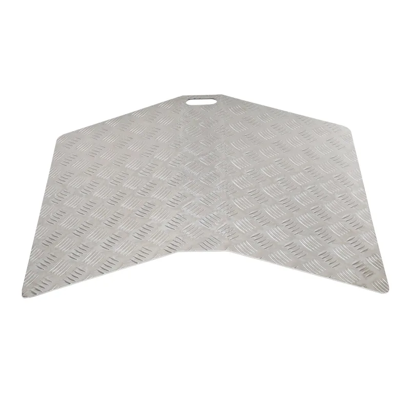 Rampa para umbral de puerta 80cm, carga 270 kg, rampa para silla de ruedas rampa para umbral portátil, rampa puente con asas