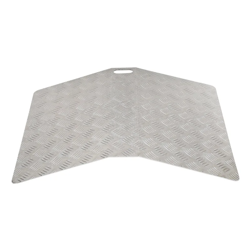 Rampa para umbral de puerta 100cm, carga 270 kg, rampa para silla de ruedas rampa para umbral portátil, rampa puente con asas