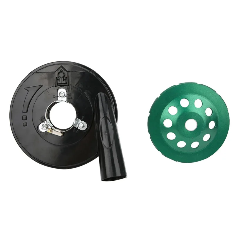 Capot de protección anti-poussière para meuleuses d'angle de tipo 150, accesorios + meule