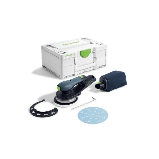 Ponceuse excentrique hybride etsc 2 150-basic festool - sans batterie ni chargeur avec systainer - 577723