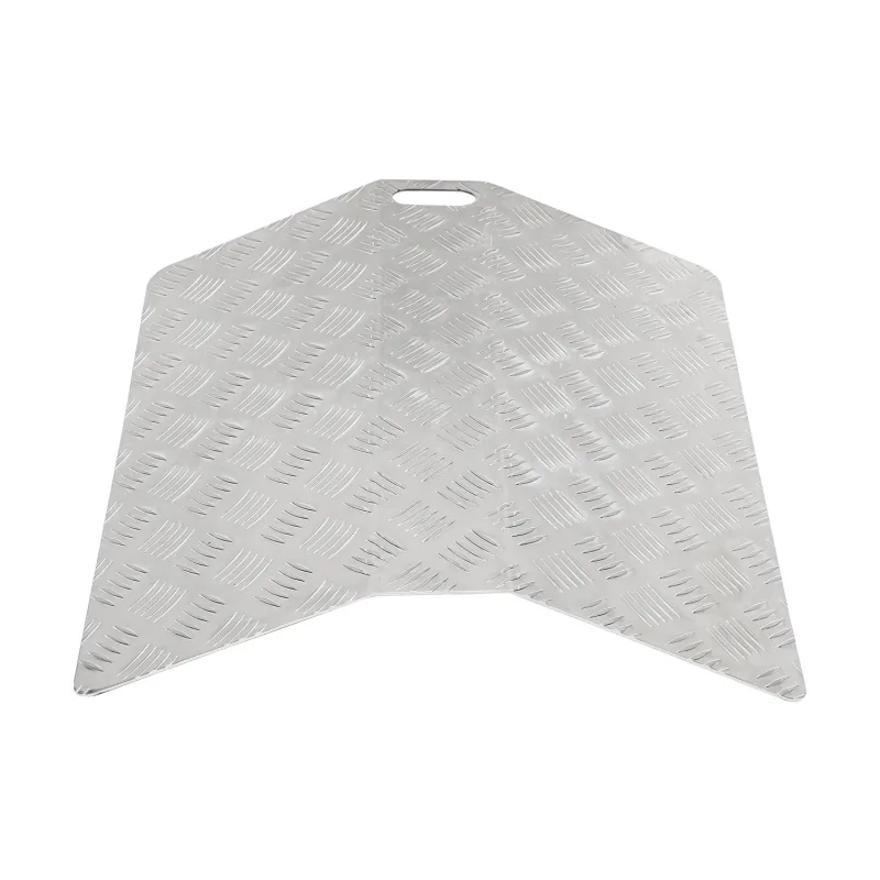 Rampa de umbral de aluminio de 60 cm, rampa para sillas de ruedas rampa de umbral portátil, rampa puente 270 kg de capacidad de carga con asas