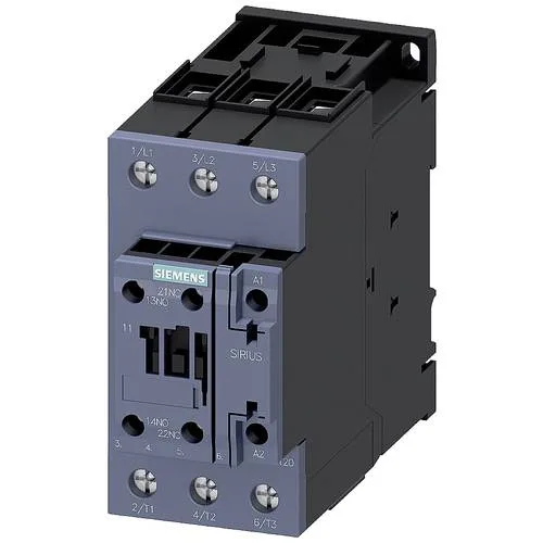 Contactor de potencia, ac-3 50 a, 22 kw / 400 v 1 na + 1 nc, ac 230 v, 50 hz