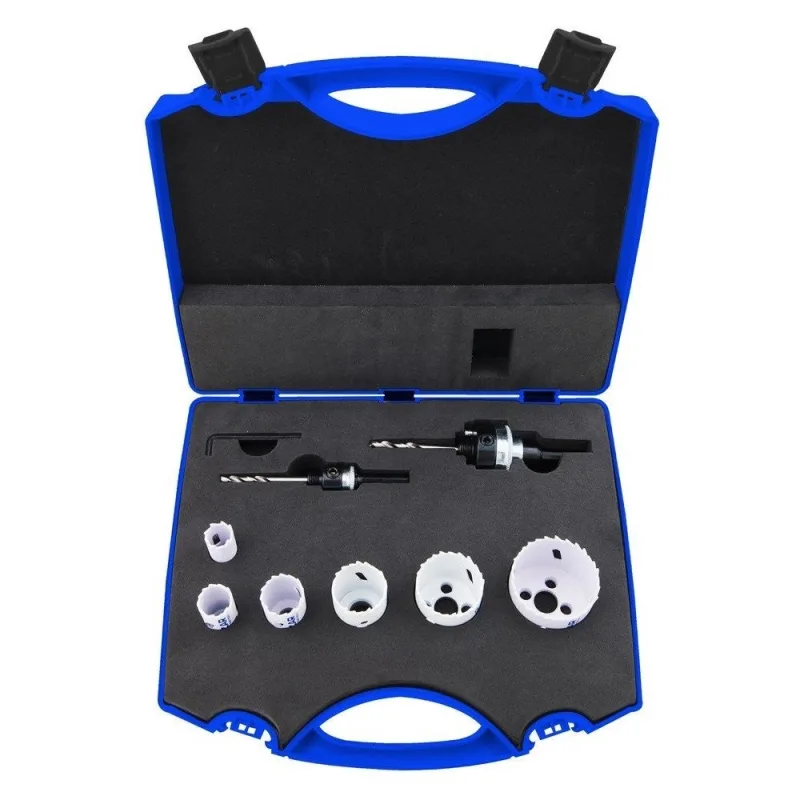 Izar juego brocas corona 16-20-25-32-40-51-h3a-h4a (estuche 8u.