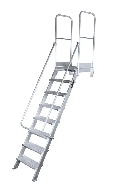 Escalera ktl max escalera ktl de acceso con plataforma 60º 8 escalones