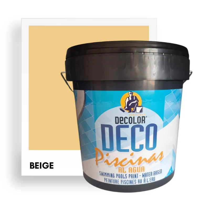 Pintura para piscinas al agua beige 15 lt