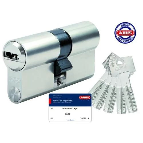 Cilindro de seguridad abus modular niquel doble embrague 40/40