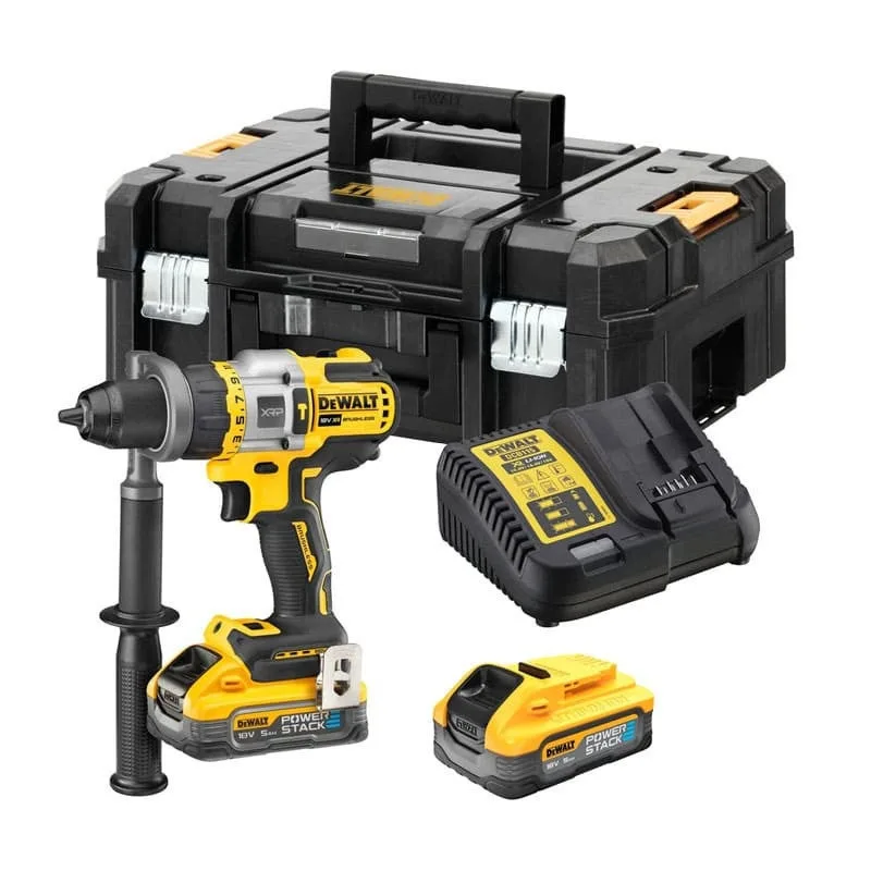 Dewalt dcd999h2t trapano avvitatore a batteria con percussione 5ah powerstack