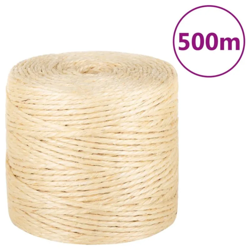 Cuerda | soga 100% sisal 4 mm 500 m cfw91872