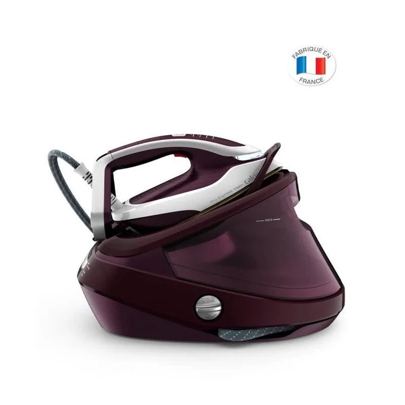 Calor pro express vision centrale vapore, luce smart led sul ferro, pressione di 8,3 bar, ultrapotente, flusso di vapore 180 g/min, colpo di vapore 68