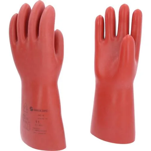 Glove for electricians with protective insulation, size 11, red