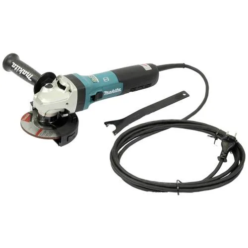 Makita ga5091x01 angle grinder 125 mm 1900 w with brake, slide switch and electronics