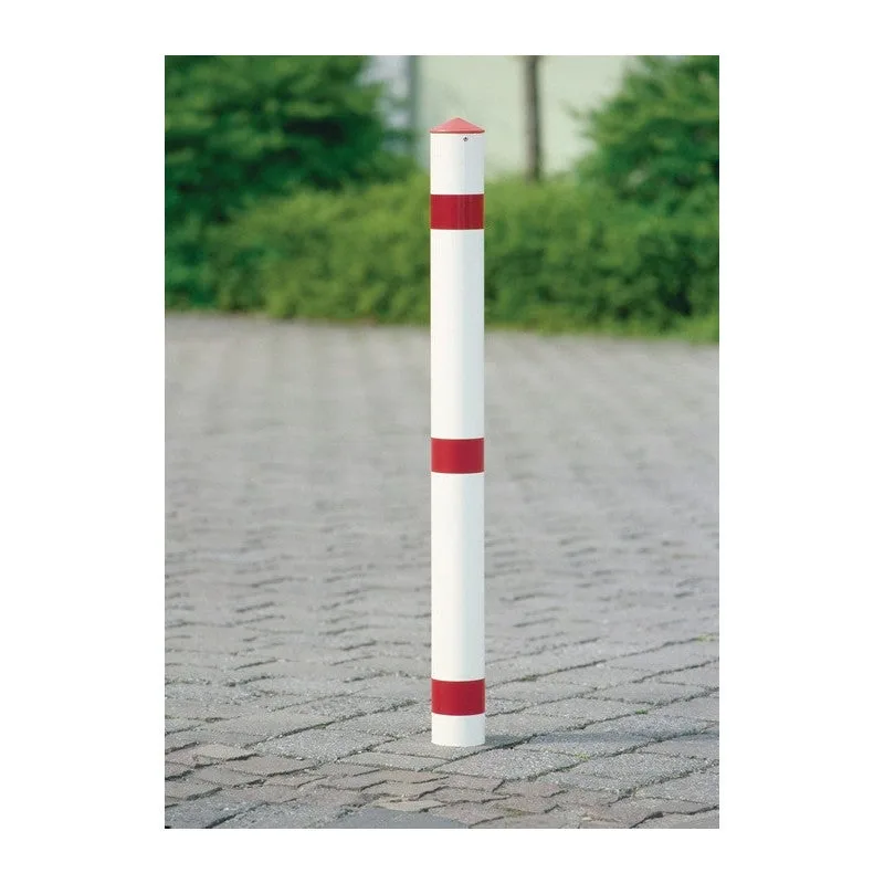 Urbanus potelet de blocage acier rouge-blanc d. 76 mm avec verrou