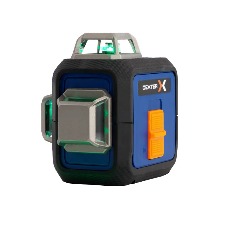 Nivel láser autoestabilizante 3d (3 x 360º) dexter - luz verde