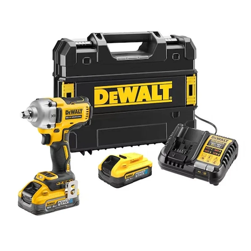 Dewalt dcf891h2t-qw avvitatore impulsi 18v 2 batterie 5ah powerstack 1/2 812 nm