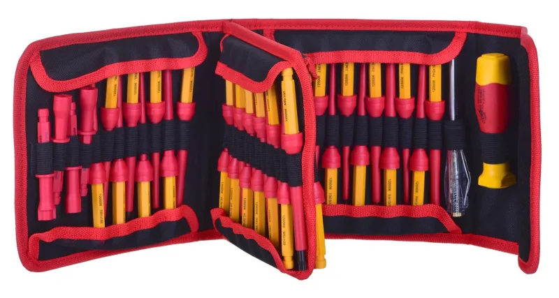 Juego de destornilladores aislados+puntas 50 artículos yato yt-28293