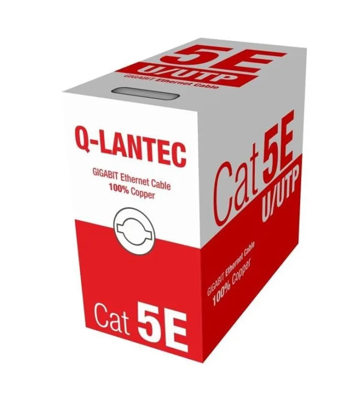 Cable de red q-lantec kiu5outs305q 305 m cat5e u/utp (utp) negro