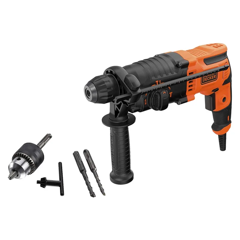 Behs01-qs 650 w martillo perforador black decker