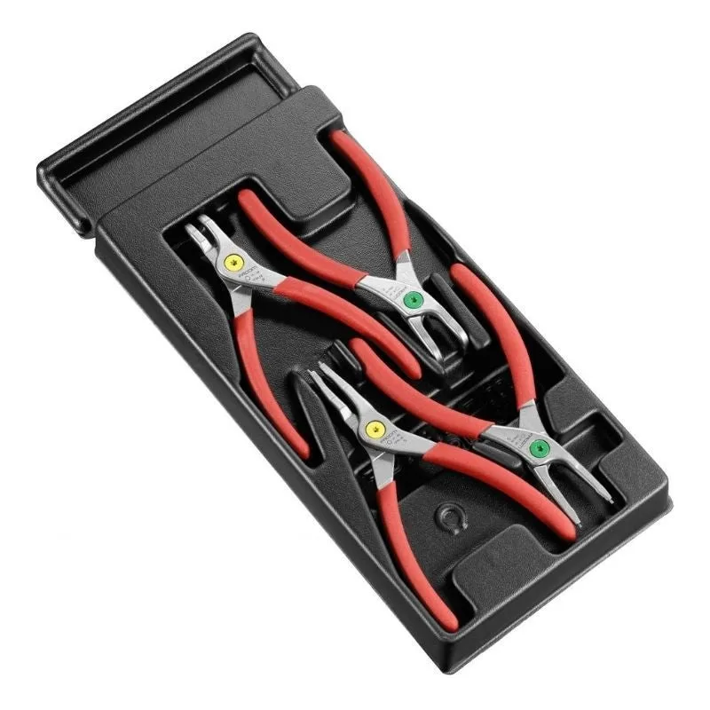 Módulo 4 alicates facom para circlips con puntas rectas y curvas - mod.pcpb