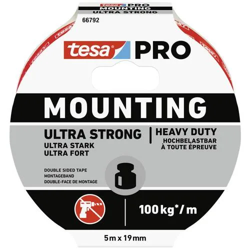 Tesa bande adhésive de montage mounting pro ultra strong 66792
