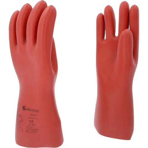 Glove for electricians with protective insulation, size 12, red