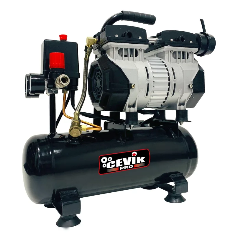 Compresor silencioso cevik pro 6 lt cs6