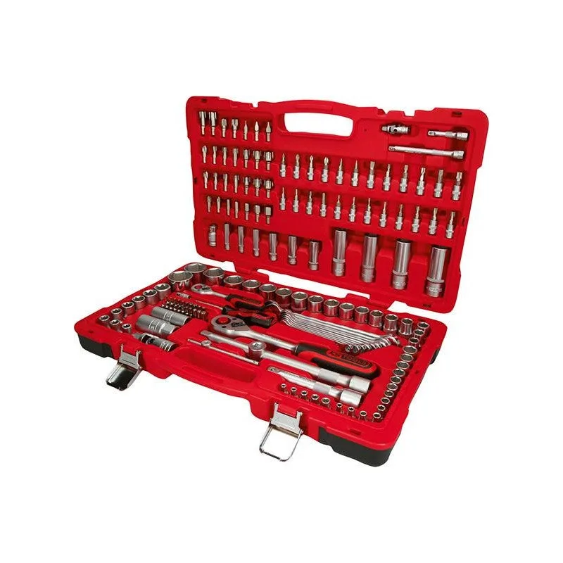Ks tools 1/4+1/2 coffret de douilles, 151 pcs