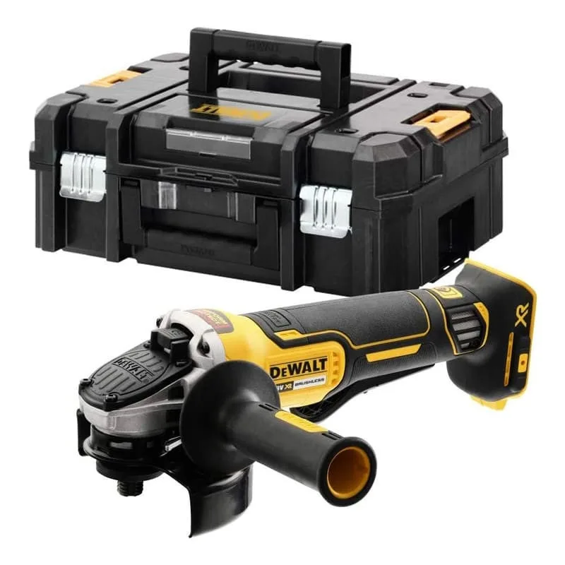 Dewalt dcg 406 nt 18 v 125 mm meuleuse sans fil brushless avec boîtier tstak - sans batterie, ni chargeur