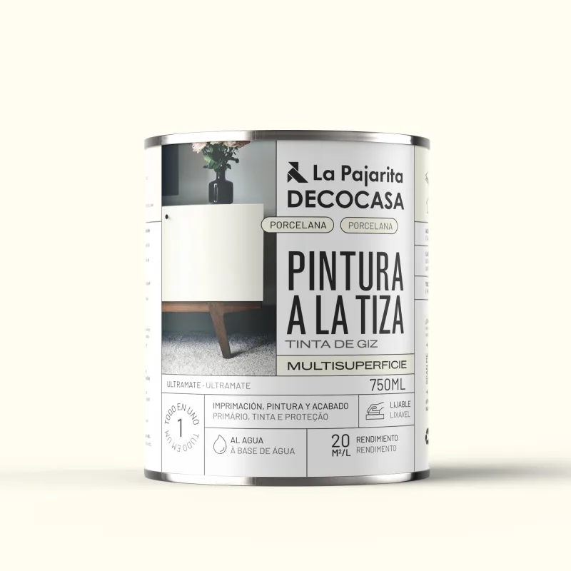 Pintura a la tiza la pajarita 750ml porcelana