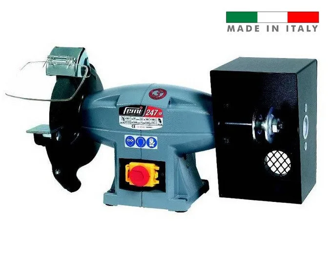 Touret meule/brosse femi gamme industrie - 200x25x20mm - sans brosse - 246/m