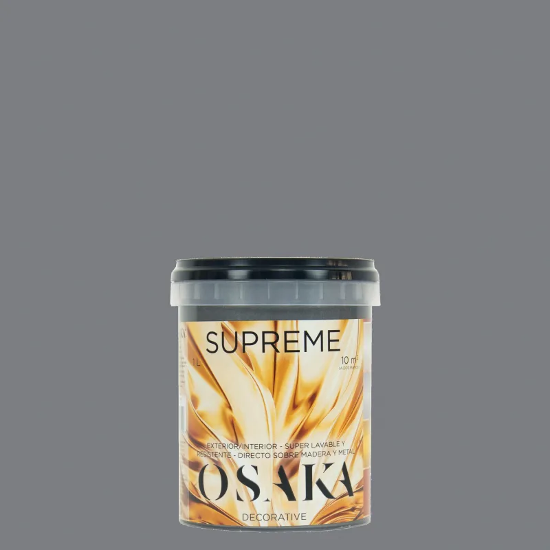 Pintura decorativa con efectos metal supreme metal osaka color grafito 1 litro