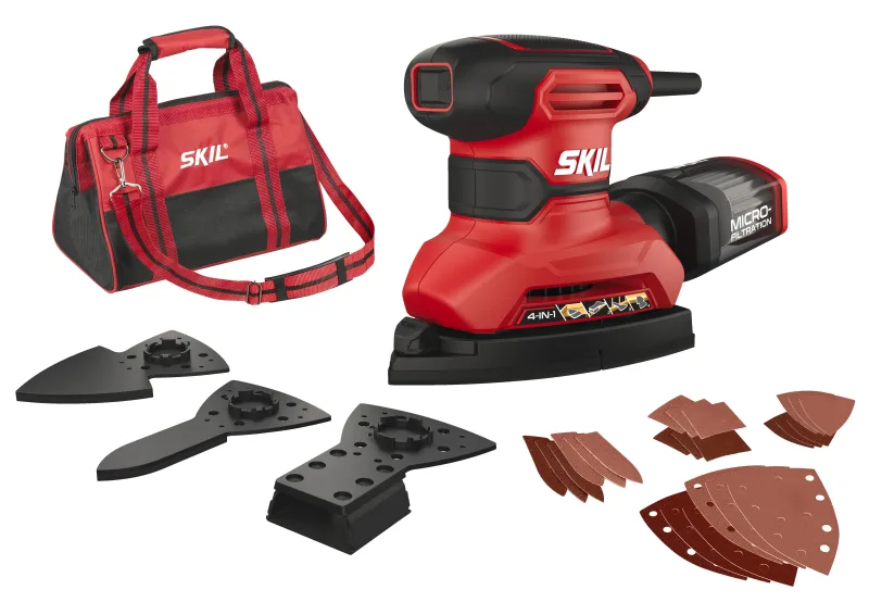 Lijadora multifuncional skil 7261 da de 160w + 24 lijas