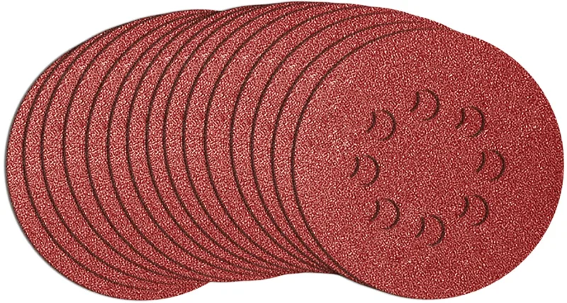 Pack 15 hojas lijadora excentrica multilijadora 820 worx, grano 60-80-120