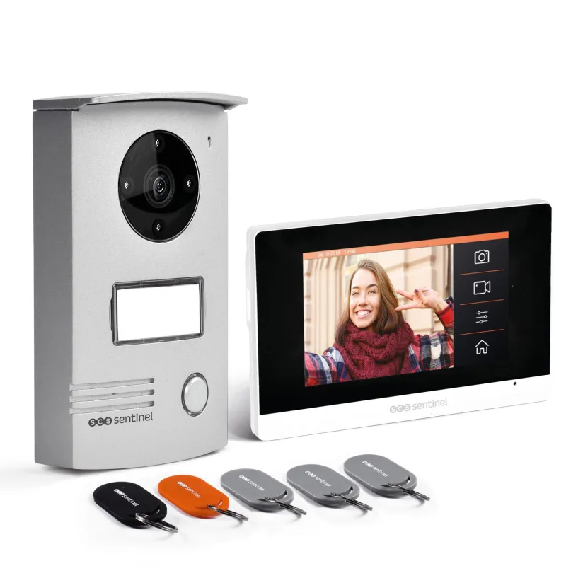 Videoportero cableado scs sentinel visiodoor 4.3+ rfid