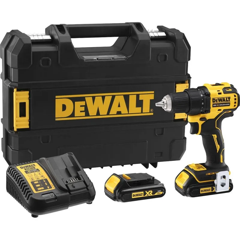 Dewalt dcd708s2t-qw - taladro atornillador sin escobillas xr 18v 13mm 65nm 2 baterías li-ion maletín tstak