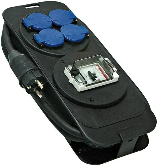 Brennenstuhl console multiprise avec différentiel 30ma 5m