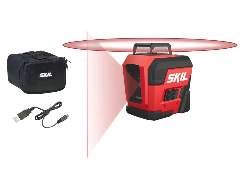 Skil mt1e 1960da laser en cruz de 360° 20 metros autonivelación . carga usb