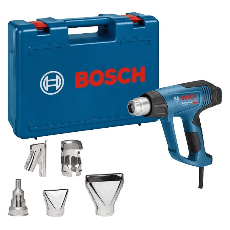 Bosch 06012a6301 decapador aire caliente ghg 23-66 2300w temperatura 50°c a 650°c pantalla lcd 1/4 + acc + maletín