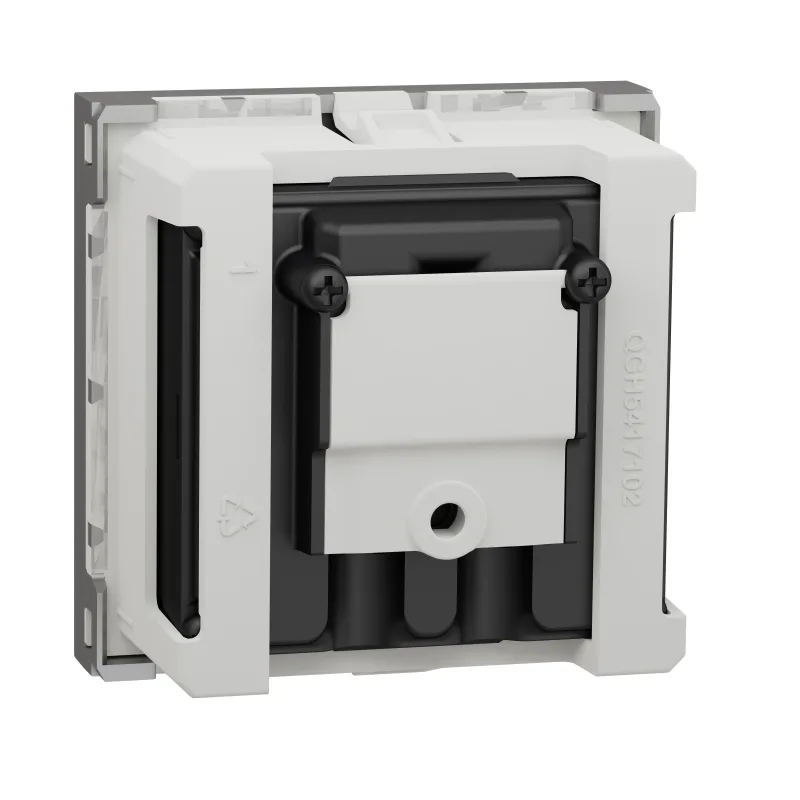 Toma tv/satélite new unica aluminio