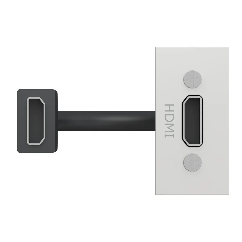 Toma hdmi schneider electric new unica blanco polar un módulo
