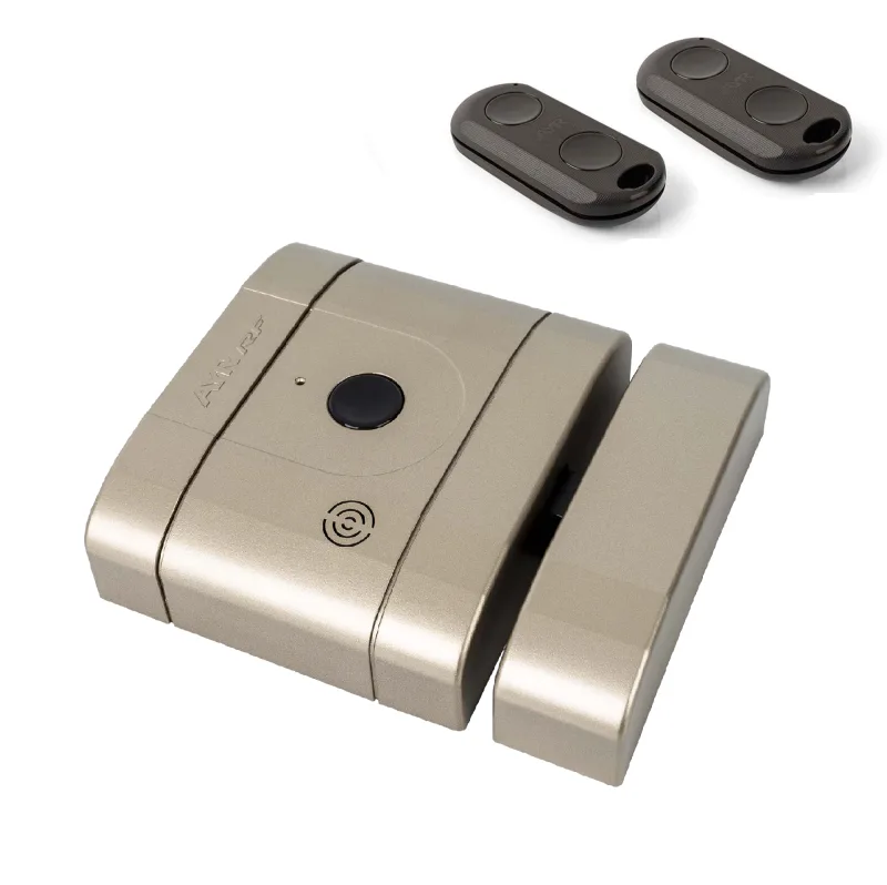 Cerradura invisible int lock rf níquel con mando a distancia