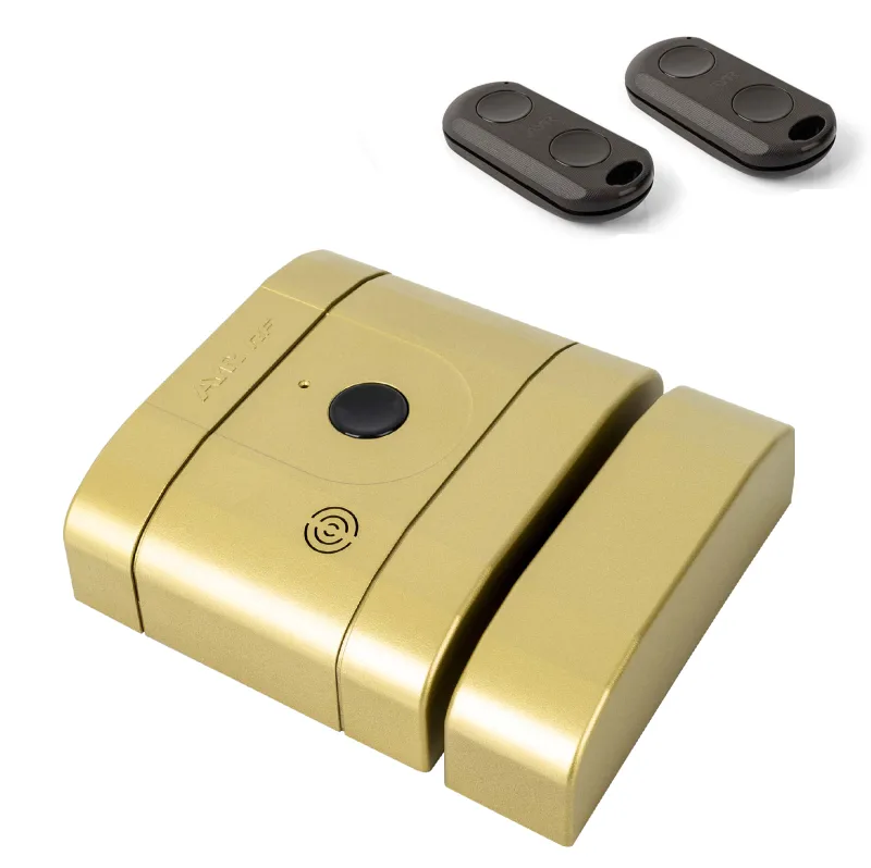 Cerradura invisible int lock rf latón con mando a distancia