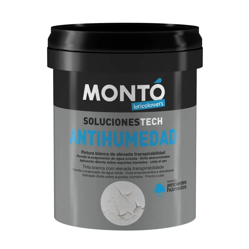 Pintura interior antihumedad montó 750 ml blanco
