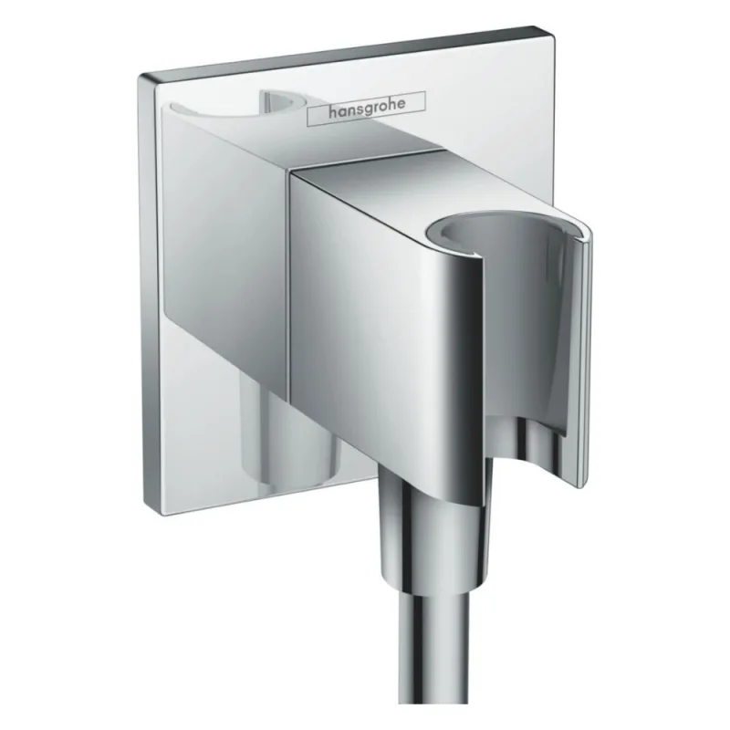 Hansgrohe fixfit e uscita a muro con set porter, cromo, 26889000