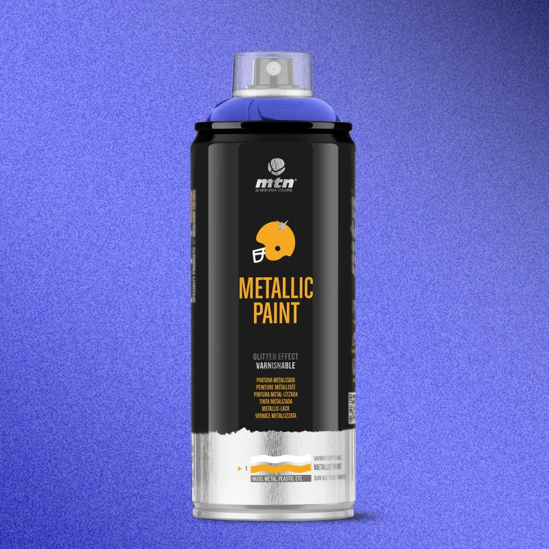 Spray pintura montana pro metalizado azul oscur r-5026 400ml