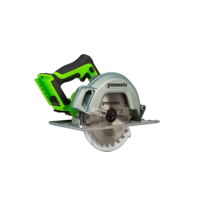 Greenworks sierra circular sin escobillas 24 v