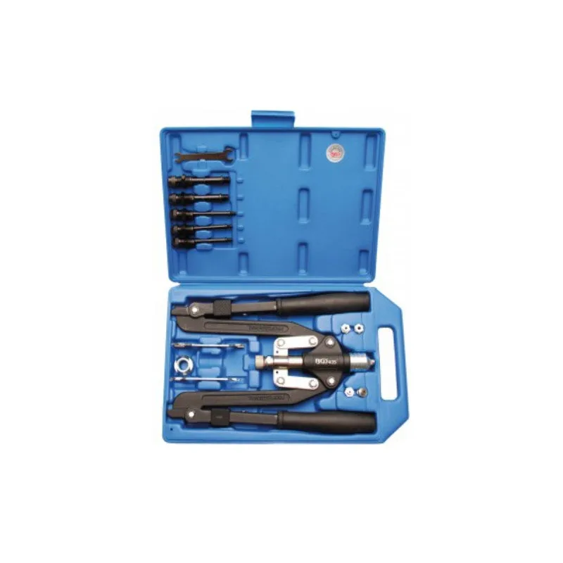 Juego de remachadora | brazos largos | 3,2 - 6,4 mm